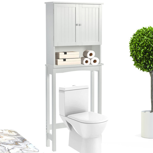 Latitude Run® Freestanding OvertheToilet Storage Wayfair